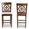 Baxton Studio Oscar Grey Upholstered and Walnut Wood 2-Piece Pub Chair Set 166-9890 - alternate 7